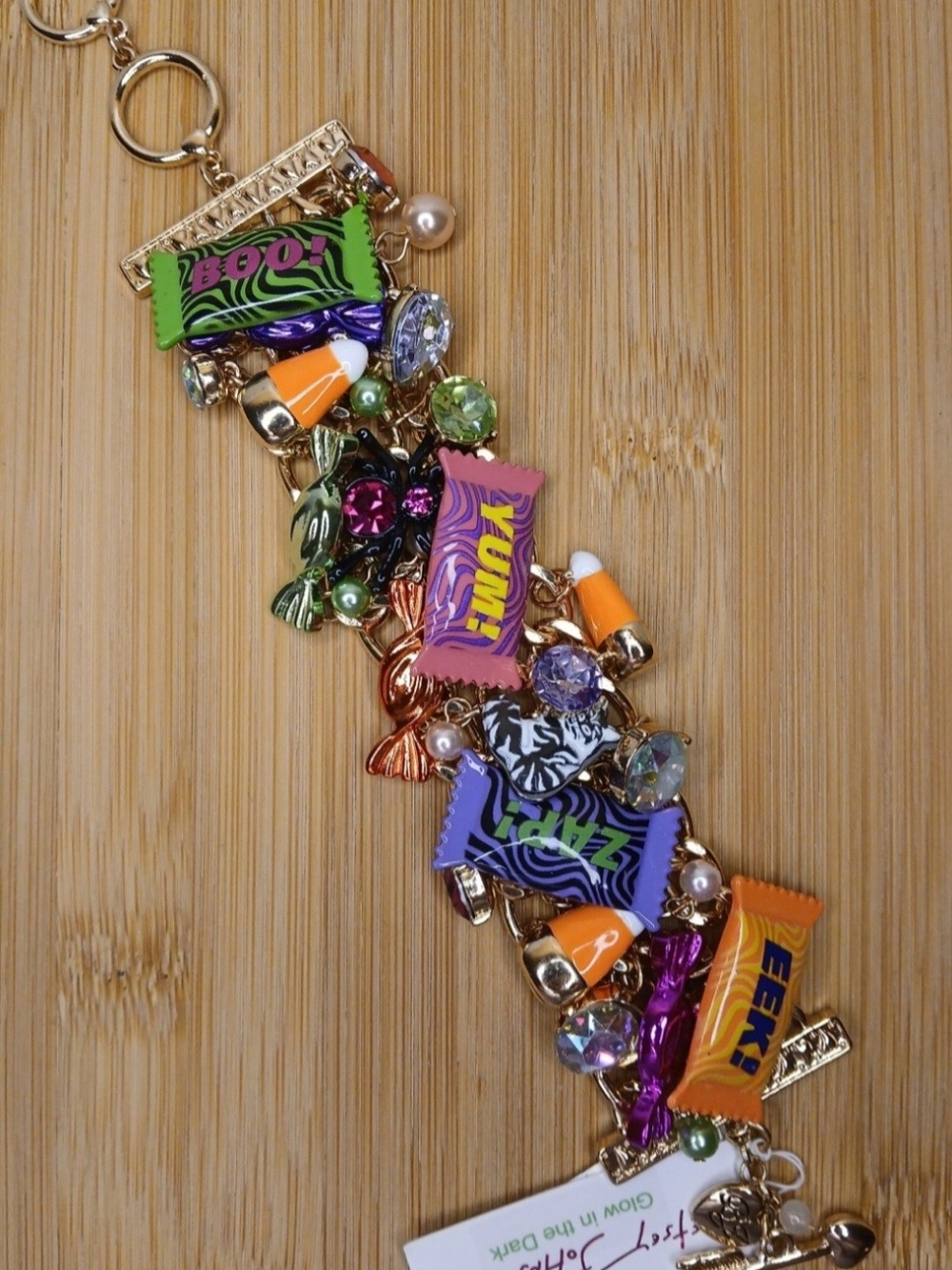 Betsey Johnson Glow in the Dark Halloween Candylicious Bracelet